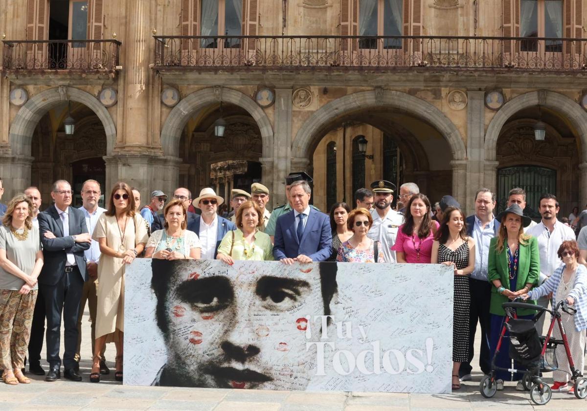 El acto en memoria de Miguel Ángel Blanco, en imágenes