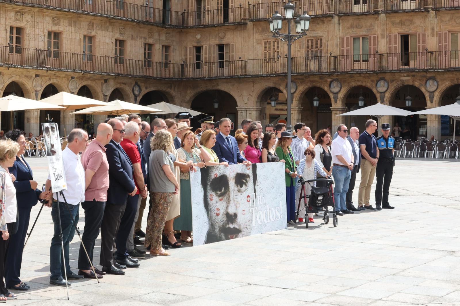 El acto en memoria de Miguel Ángel Blanco, en imágenes