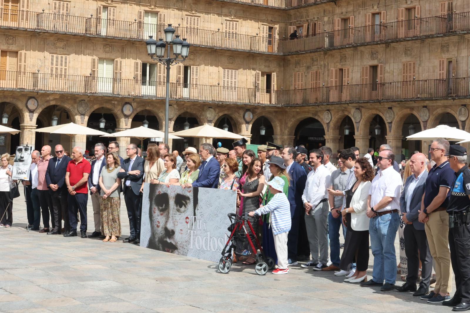 El acto en memoria de Miguel Ángel Blanco, en imágenes