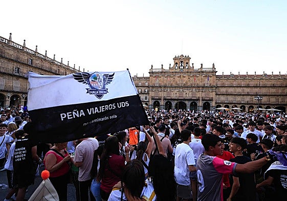 Celebración del ascenso a Segunda RFEF del Salamanca CF UDS
