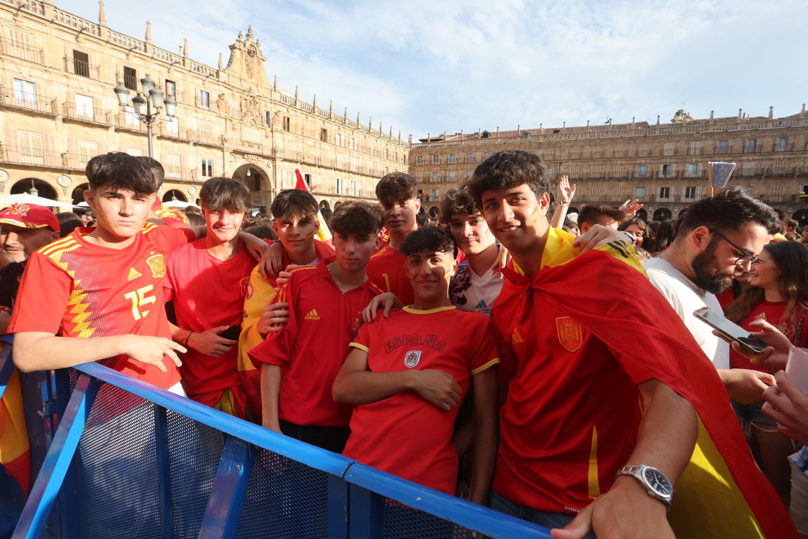 La Plaza Mayor espera la victoria de La Roja