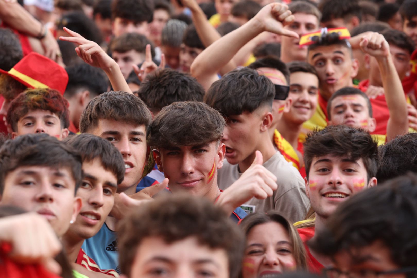 La Plaza Mayor espera la victoria de La Roja