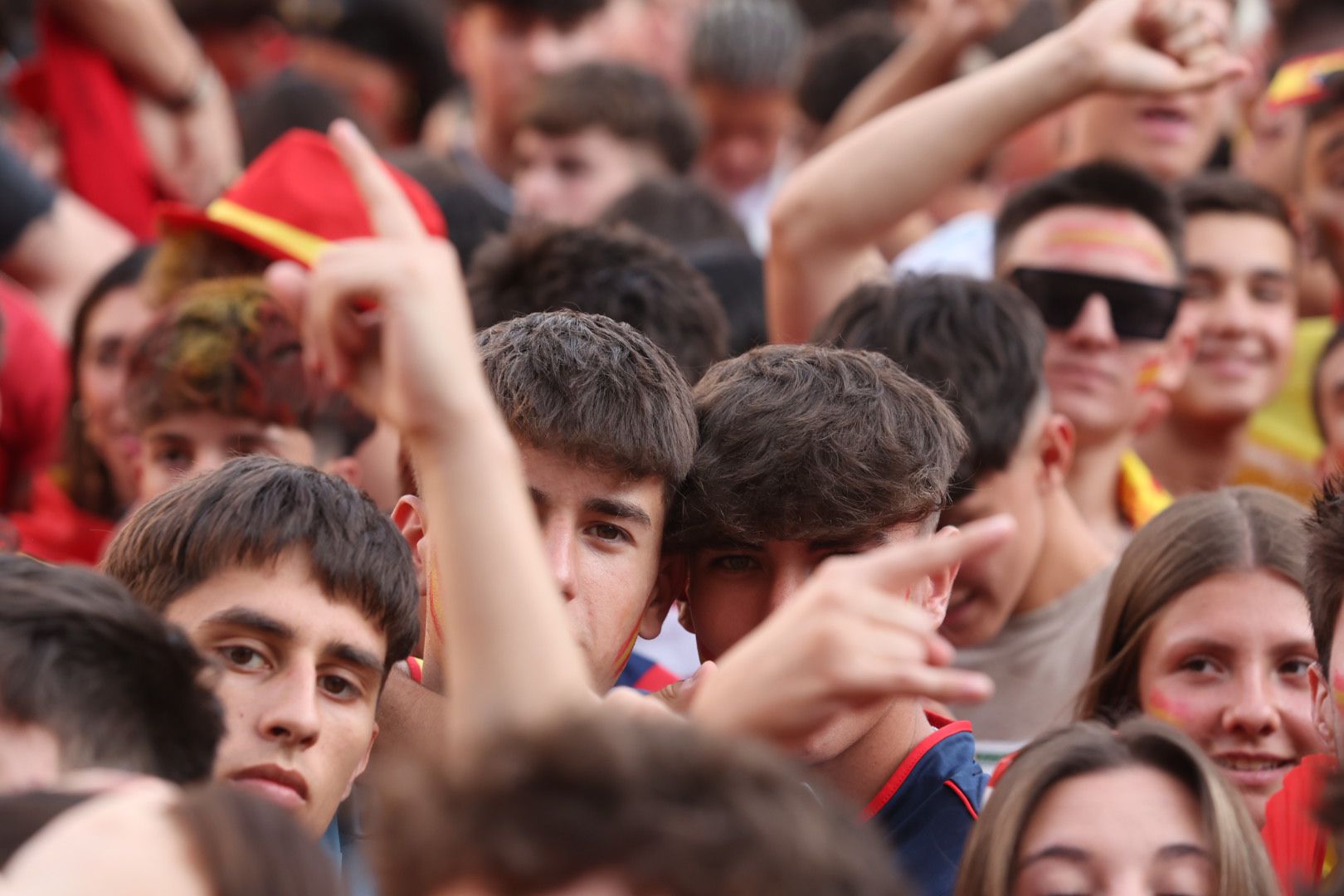 La Plaza Mayor espera la victoria de La Roja