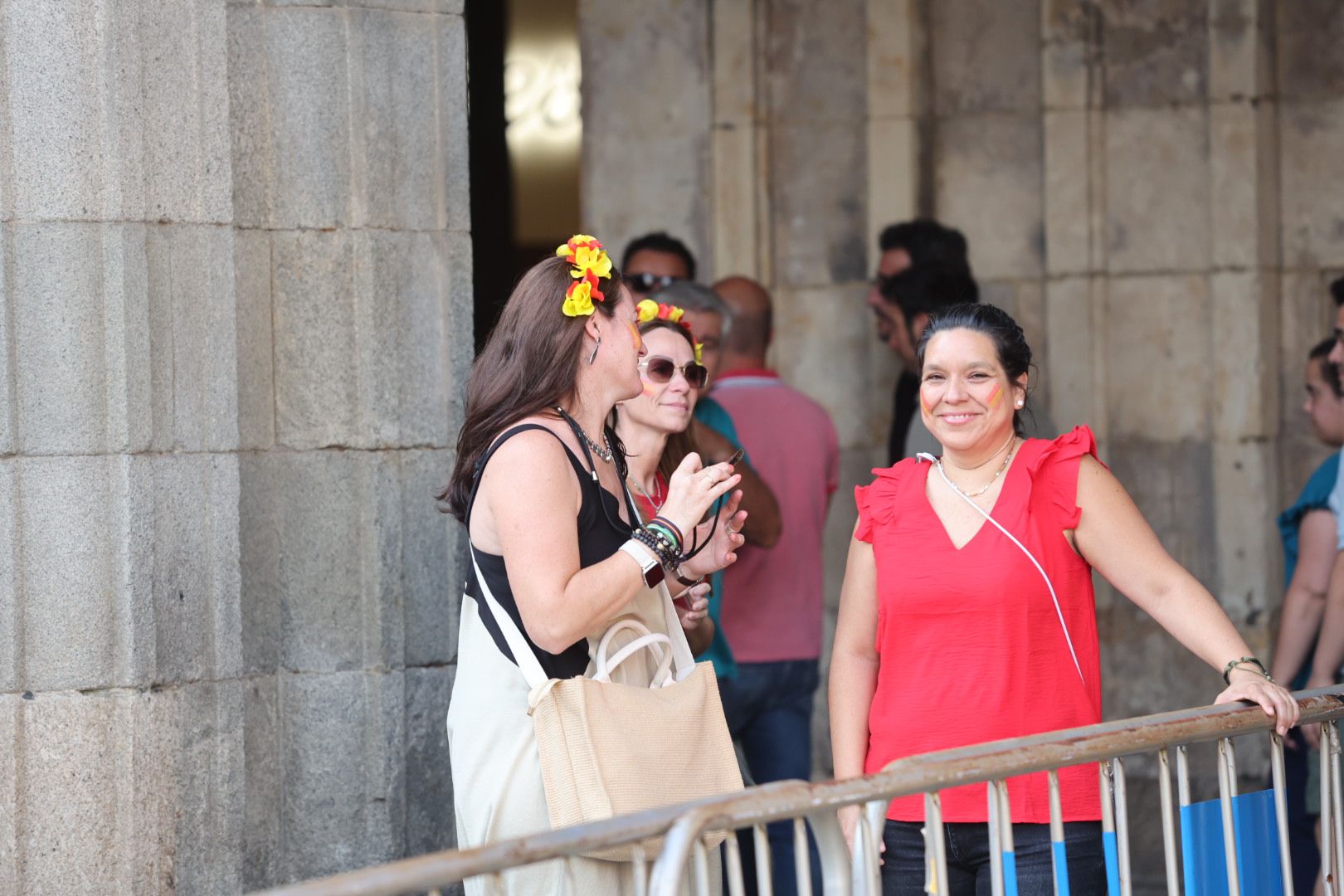 La Plaza Mayor espera la victoria de La Roja
