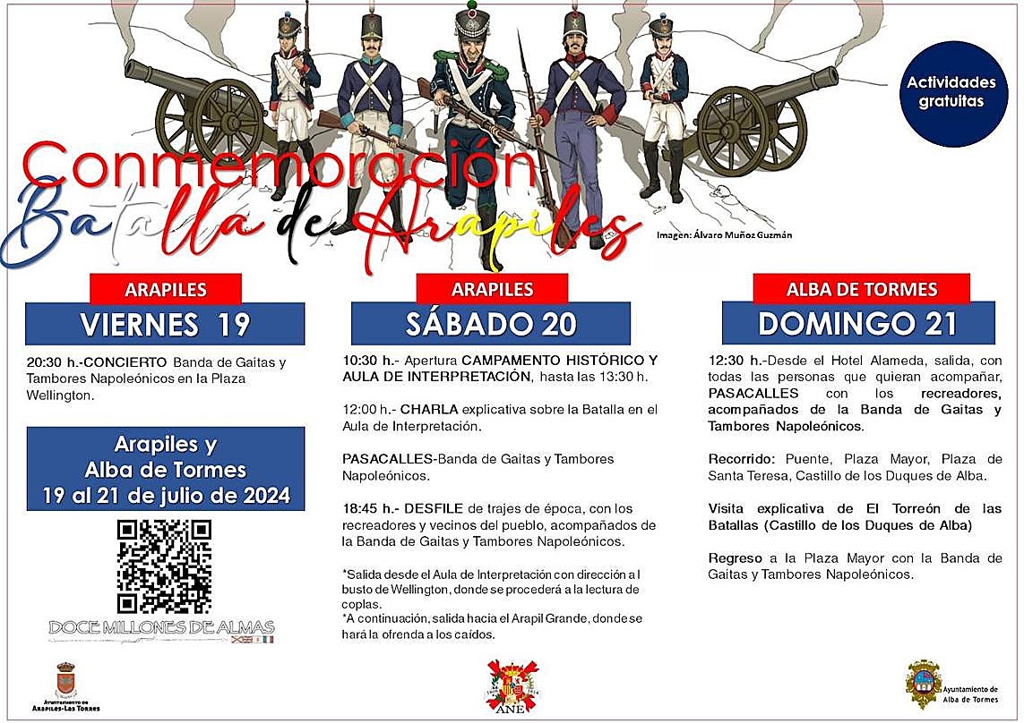 La programación completa de la conmemoración de la batalla de Arapiles