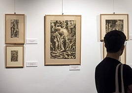 Algunas obras expuestas.