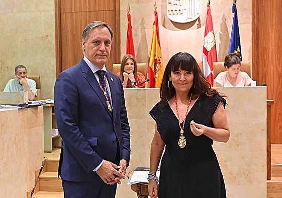 María de los Ángeles Carpio-Pérez, nueva concejala de Vox en el Ayuntamiento de Salamanca.