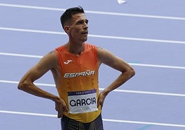 Mario García Romo en los Juegos Olímpicos de París.