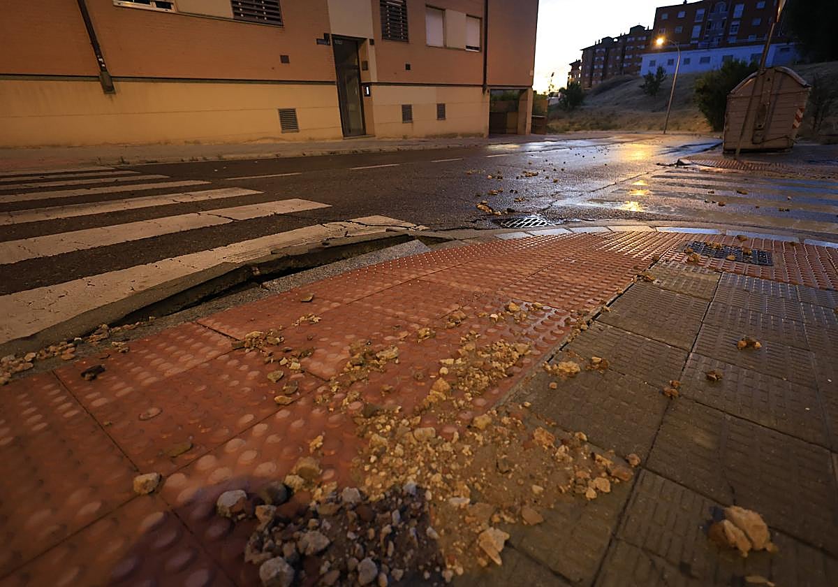Un reventón sorprende de madrugada a los vecinos de El Tormes en Salamanca