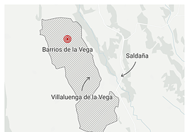 Localización de la localidad donde se ha producido el ataque.