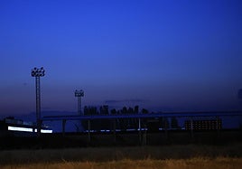 Pruebas de las pantallas LED en el Reina Sofía.