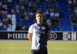 Imanol Baz, partido de presentación de Unionistas de Salamanca