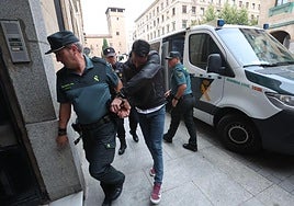 El acusado en el segundo día de juicio