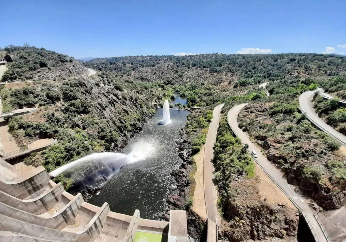 Presa de Irueña en Salamanca.