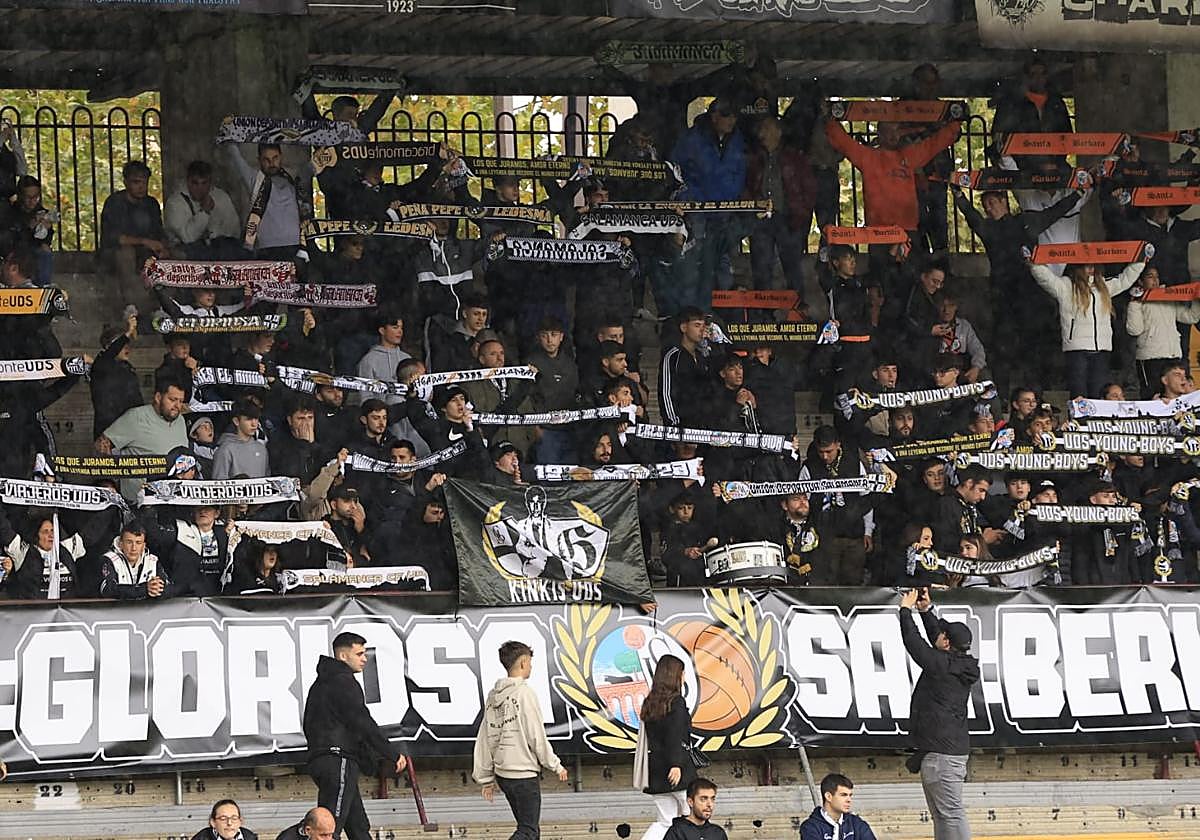 El partido entre el Salamanca CF UDS y el Bergantiños FC, en imágenes