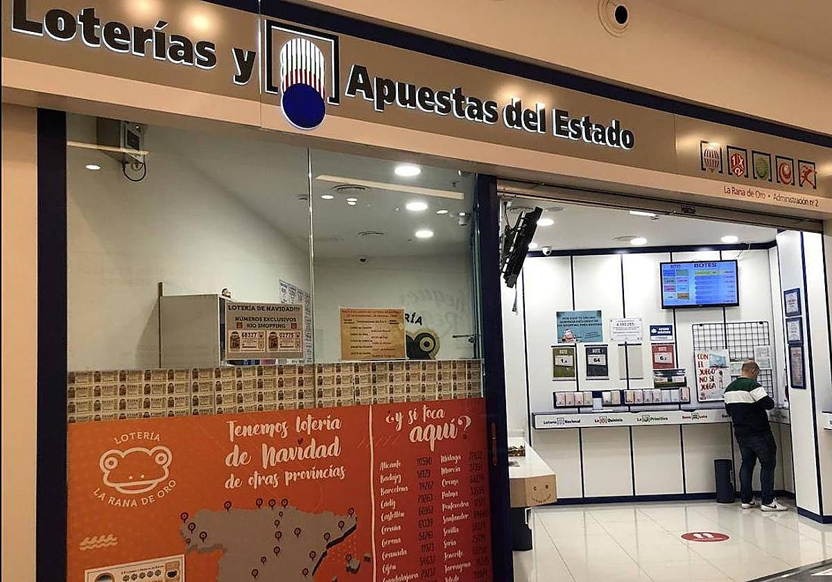 La Administración de Lotería La Rana de Oro, en Río Shopping.