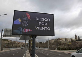 Aviso por vientos en Salamanca.