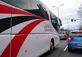 Un autobús de la empresa Zamora Salamanca.