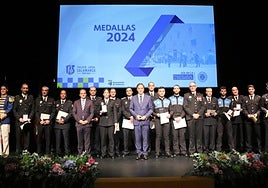 Homenaje a la Policía Local de Salamanca por su 175 aniversario
