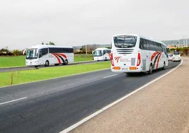 Imagen promocional de la empresa de autobuses.