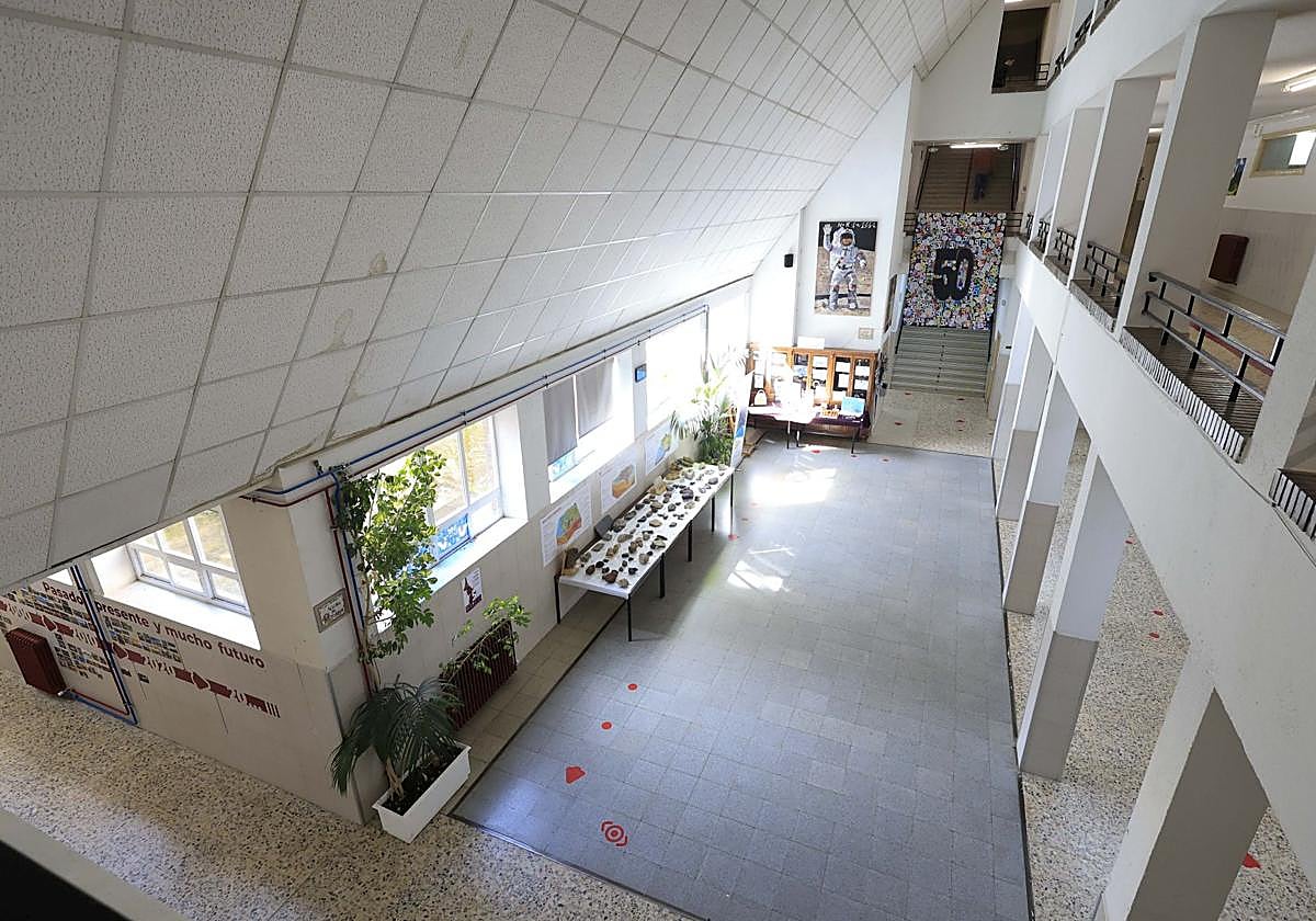 Interior del IES Torres Villarroel de Salamanca.