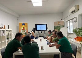 Una reunión de la empresa