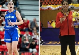 Iyana Martín y Raquel Romo.