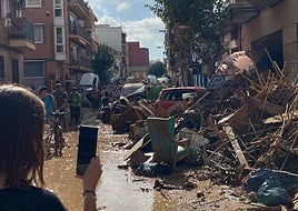 Una salmantina en la zona cero de la terrible DANA