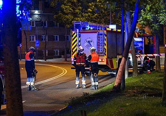 Imagen de archivo de una actuación de los bomberos anterior.