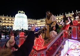Llegada de sus Majestades en 2024 a Salamanca.
