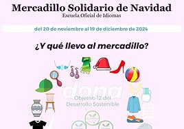 La Escuela Oficial de Idiomas acoge el Mercadillo Solidario Europeo