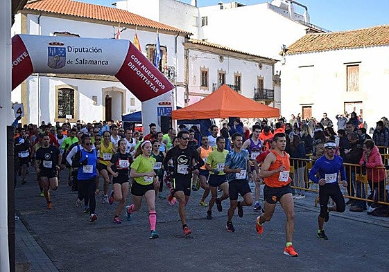 Una de las ediciones anteriores de la Carrera del Turrón