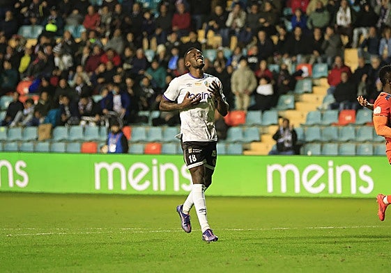 Emaná se lamenta de su oportunidad este martes ante el Celta