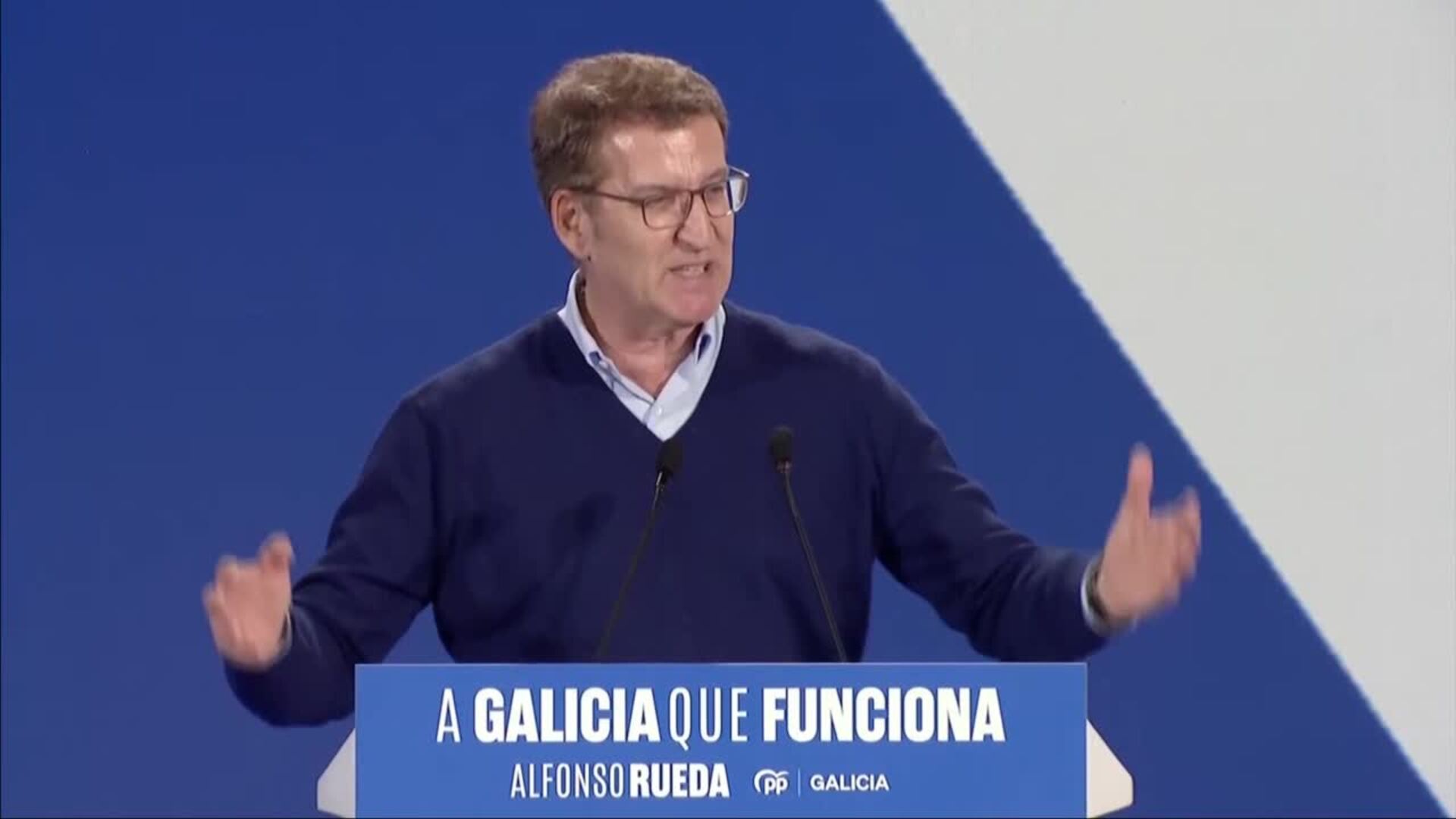 Feijóo alerta contra la Galicia "excluyente" del BNG y pide el voto a los socialistas engañados