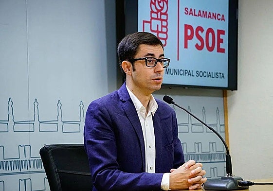 José Luis Mateos, portavoz del PSOE en el Ayuntamiento de Salamanca.