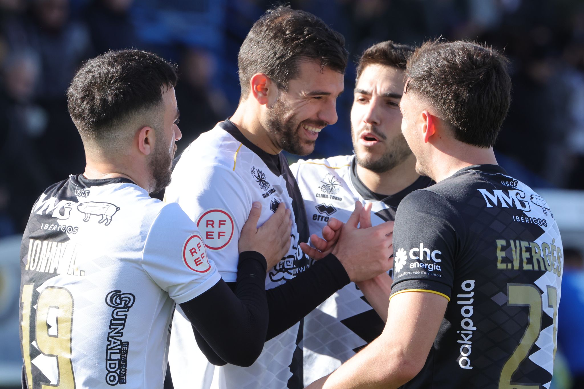 El partido entre el Unionistas y el Celta B, en imágenes