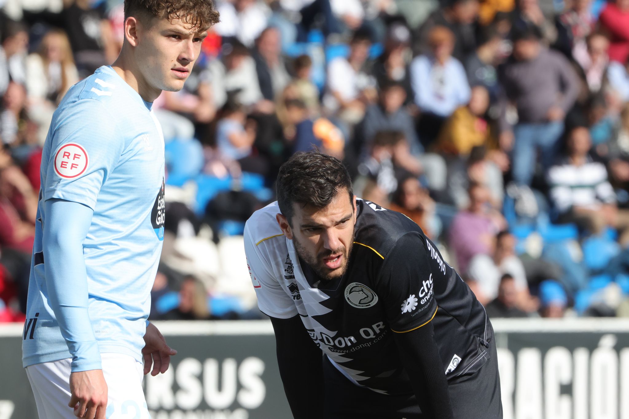 El partido entre el Unionistas y el Celta B, en imágenes