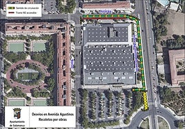 La calle de Salamanca que permanecerá cerrada durante una semana