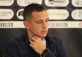 Dani Llácer, entrenador de Unionistas de Salamanca, en una imagen de archivo
