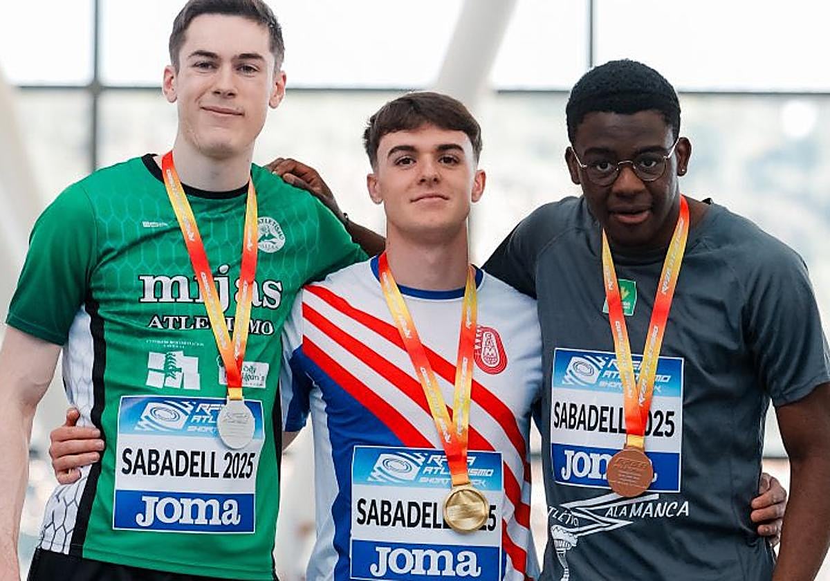 Nuevo éxito del atletismo de Salamanca: Rodrigo Dango, bronce en el Nacional sub23