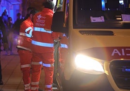 Trasladado de urgencia un joven en Salamanca tras caerse desde una altura de 10 metros