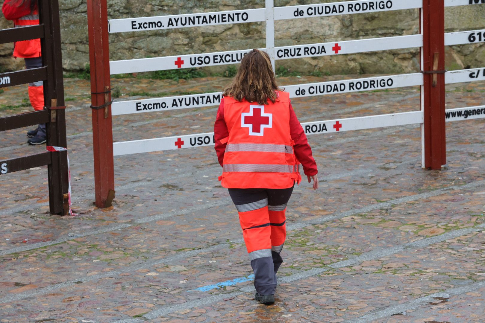 Un encierro pasado por agua en el Carnaval del Toro de Ciudad Rodrigo