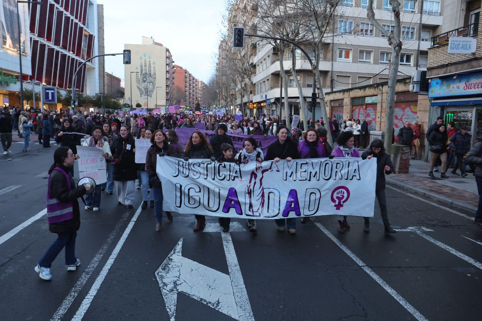 Las imágenes de la manifestación del 8M en Salamanca