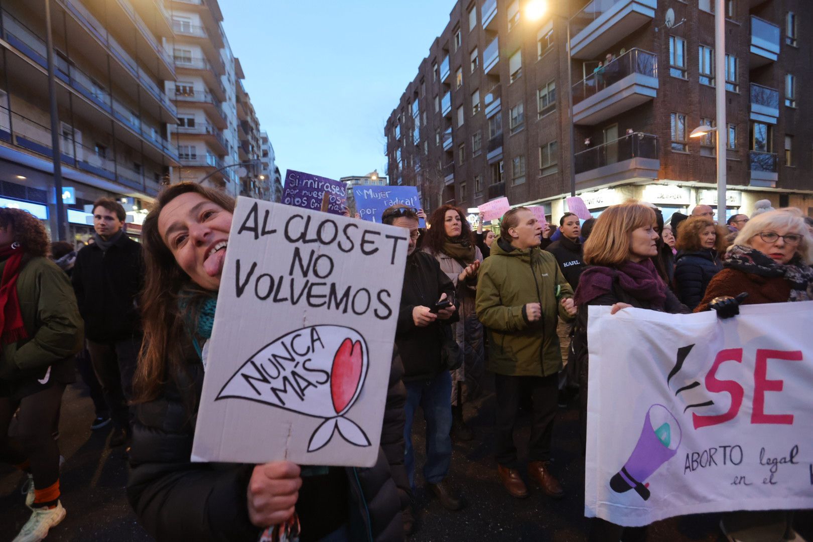 Las imágenes de la manifestación del 8M en Salamanca