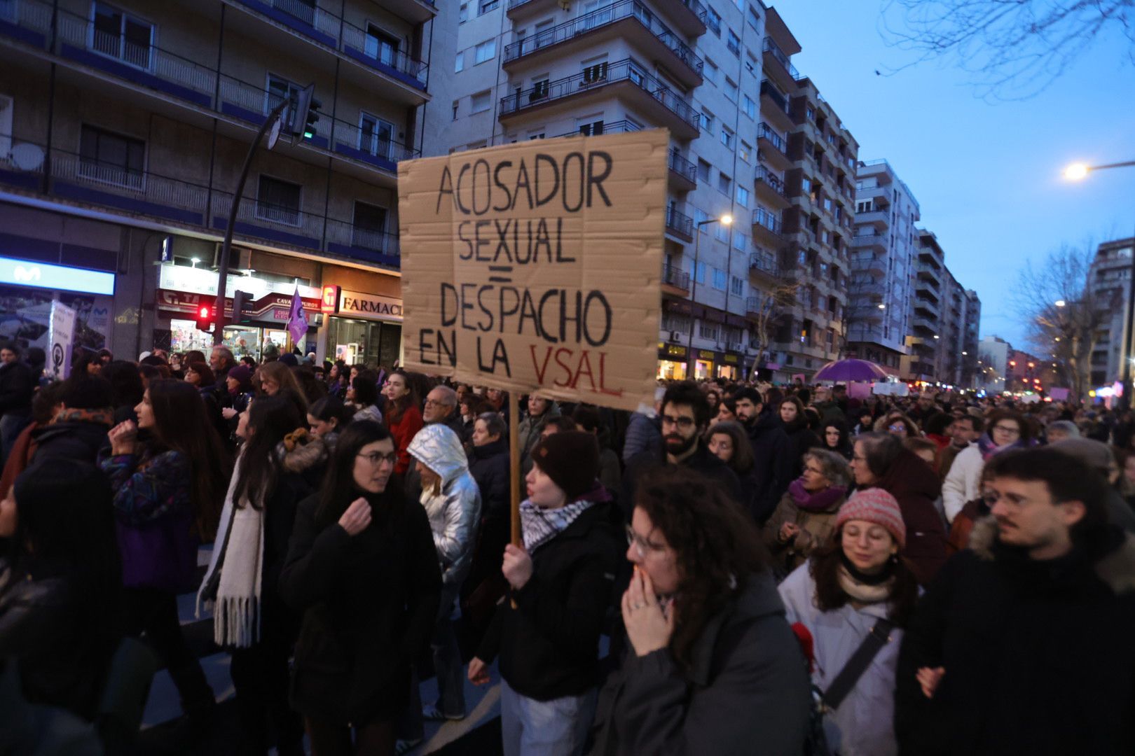 Las imágenes de la manifestación del 8M en Salamanca