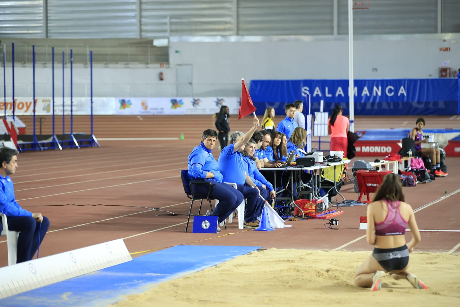 En imágenes, el I Trofeo de Atletismo Ciudad de Salamanca en Pista Cubierta