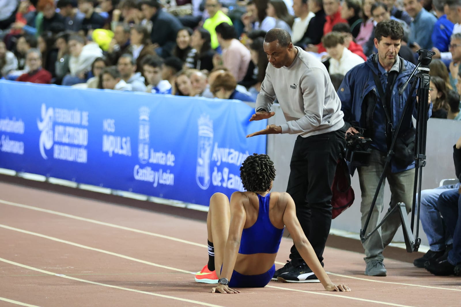 En imágenes, el I Trofeo de Atletismo Ciudad de Salamanca en Pista Cubierta