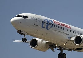 Un avión de la flota de Air Europa.