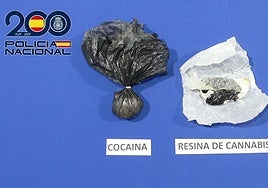 Sustancias incautadas por la Policía Nacional