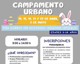 Ariadna Salamanca pone en marcha campamentos urbanos para niños con necesidades especiales